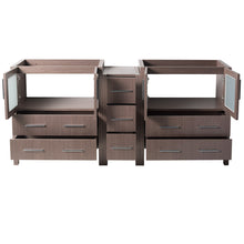 Load image into Gallery viewer, Fresca Torino 72&quot; Gray Oak Modern Bathroom Cabinets- Fresca