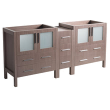 Load image into Gallery viewer, Fresca Torino 72&quot; Gray Oak Modern Bathroom Cabinets- Fresca