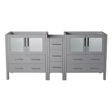 Load image into Gallery viewer, Fresca Torino 72&quot; Gray Modern Bathroom Cabinets- Fresca