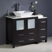 Load image into Gallery viewer, Fresca Torino 42&quot; Espresso Modern Bathroom Cabinets w/ Top &amp; Vessel Sink- Fresca