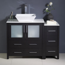 Load image into Gallery viewer, Fresca Torino 42&quot; Espresso Modern Bathroom Cabinets w/ Top &amp; Vessel Sink- Fresca