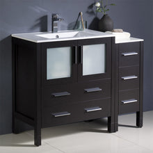Load image into Gallery viewer, Fresca Torino 42&quot; Espresso Modern Bathroom Cabinets w/ Integrated Sink- Fresca