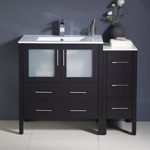 Load image into Gallery viewer, Fresca Torino 42&quot; Espresso Modern Bathroom Cabinets w/ Integrated Sink- Fresca