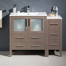 Load image into Gallery viewer, Fresca Torino 42&quot; Gray Oak Modern Bathroom Cabinets w/ Integrated Sink- Fresca