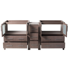 Load image into Gallery viewer, Fresca Torino 83&quot; Gray Oak Modern Bathroom Cabinet- Fresca