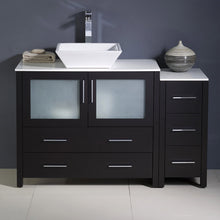 Load image into Gallery viewer, Fresca Torino 48&quot; Espresso Modern Bathroom Cabinets w/ Top &amp; Vessel Sink- Fresca