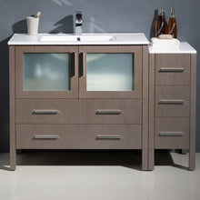 Load image into Gallery viewer, Fresca Torino 48&quot; Gray Oak Modern Bathroom Cabinet w/ Integrated Sink- Fresca