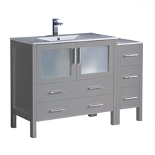 Load image into Gallery viewer, Fresca Torino 48&quot; Gray Modern Bathroom Cabinets w/ Integrated Sink- Fresca