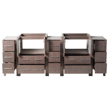 Load image into Gallery viewer, Fresca Torino 72&quot; Gray Oak Modern Bathroom Cabinets- Fresca
