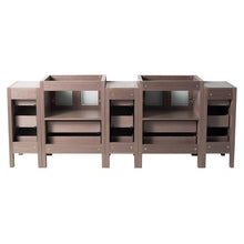 Load image into Gallery viewer, Fresca Torino 72&quot; Gray Oak Modern Bathroom Cabinets- Fresca