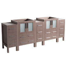 Load image into Gallery viewer, Fresca Torino 72&quot; Gray Oak Modern Bathroom Cabinets- Fresca