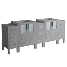 Load image into Gallery viewer, Fresca Torino 72&quot; Gray Modern Bathroom Cabinets- Fresca