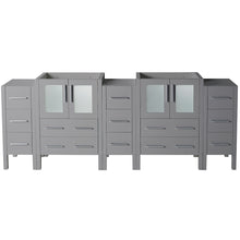 Load image into Gallery viewer, Fresca Torino 72&quot; Gray Modern Bathroom Cabinets- Fresca