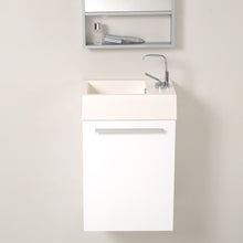 Load image into Gallery viewer, Fresca Pulito 16&quot; Small White Modern Bathroom Vanity w/ Integrated Sink- Fresca
