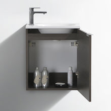 Load image into Gallery viewer, Fresca Valencia 20&quot; Gray Oak Wall Hung Modern Bathroom Vanity- Fresca