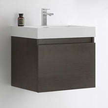Load image into Gallery viewer, Fresca Nano 24&quot; Gray Oak Modern Bathroom Cabinet w/ Integrated Sink- Fresca