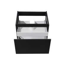 Load image into Gallery viewer, Fresca Mezzo 30&quot; Black Wall Hung Modern Bathroom Cabinet- Fresca