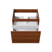 Load image into Gallery viewer, Fresca Mezzo 30&quot; Teak Wall Hung Modern Bathroom Cabinet- Fresca