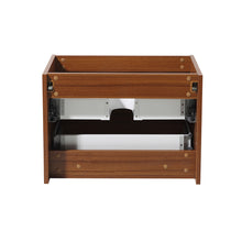 Load image into Gallery viewer, Fresca Mezzo 30&quot; Teak Wall Hung Modern Bathroom Cabinet- Fresca