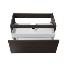 Load image into Gallery viewer, Fresca Mezzo 36&quot; Gray Oak Wall Hung Modern Bathroom Cabinet- Fresca