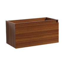 Load image into Gallery viewer, Fresca Mezzo 36&quot; Teak Wall Hung Modern Bathroom Cabinet- Fresca