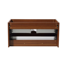 Load image into Gallery viewer, Fresca Mezzo 36&quot; Teak Wall Hung Modern Bathroom Cabinet- Fresca