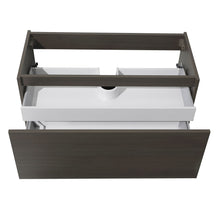 Load image into Gallery viewer, Fresca Mezzo 39" Gray Oak Modern Bathroom Cabinet- Fresca