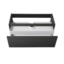 Load image into Gallery viewer, Fresca Mezzo 48&quot; Black Wall Hung Modern Bathroom Cabinet- Fresca