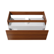 Load image into Gallery viewer, Fresca Mezzo 48&quot; Teak Wall Hung Modern Bathroom Cabinet- Fresca