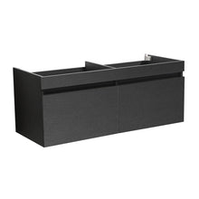 Load image into Gallery viewer, Fresca Mezzo 48&quot; Black Wall Hung Double Sink Modern Bathroom Cabinet- Fresca