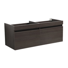 Load image into Gallery viewer, Fresca Mezzo 48&quot; Gray Oak Wall Hung Double Sink Modern Bathroom Cabinet- Fresca