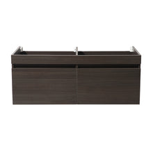 Load image into Gallery viewer, Fresca Mezzo 48&quot; Gray Oak Wall Hung Double Sink Modern Bathroom Cabinet- Fresca