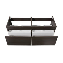 Load image into Gallery viewer, Fresca Mezzo 48&quot; Gray Oak Wall Hung Double Sink Modern Bathroom Cabinet- Fresca