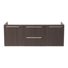 Load image into Gallery viewer, Fresca Opulento 54&quot; Gray Oak Modern Double Sink Bathroom Cabinet- Fresca