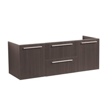 Load image into Gallery viewer, Fresca Opulento 54&quot; Gray Oak Modern Double Sink Bathroom Cabinet- Fresca