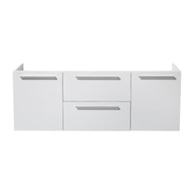 Load image into Gallery viewer, Fresca Opulento 54&quot; White Modern Double Sink Cabinet- Fresca