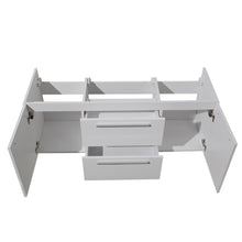 Load image into Gallery viewer, Fresca Opulento 54&quot; White Modern Double Sink Cabinet- Fresca