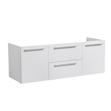 Load image into Gallery viewer, Fresca Opulento 54&quot; White Modern Double Sink Cabinet- Fresca