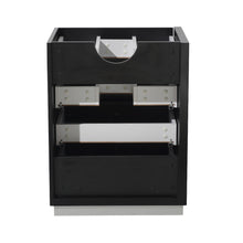 Load image into Gallery viewer, Fresca Livello 24&quot; Black Modern Bathroom Cabinet- Fresca