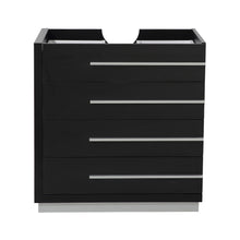 Load image into Gallery viewer, Fresca Livello 30&quot; Black Modern Bathroom Cabinet- Fresca