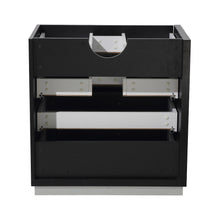 Load image into Gallery viewer, Fresca Livello 30&quot; Black Modern Bathroom Cabinet- Fresca
