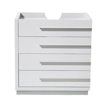 Load image into Gallery viewer, Fresca Livello 30&quot; White Modern Bathroom Cabinet- Fresca