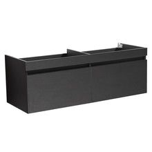 Load image into Gallery viewer, Fresca Largo 57&quot; Black Modern Bathroom Cabinet- Fresca