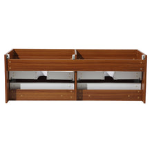 Load image into Gallery viewer, Fresca Largo 57&quot; Teak Modern Double Sink Bathroom Cabinet- Fresca