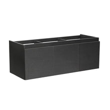 Load image into Gallery viewer, Fresca Mezzo 60&quot; Black Wall Hung Single Sink Modern Bathroom Cabinet- Fresca