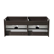 Load image into Gallery viewer, Fresca Mezzo 60&quot; Gray Oak Wall Hung Double Sink Modern Bathroom Cabinet- Fresca