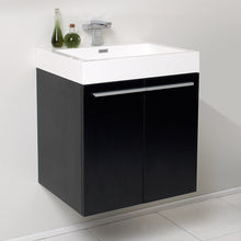 Load image into Gallery viewer, Fresca Alto 23" Black Modern Bathroom Cabinet w/ Integrated Sink- Fresca