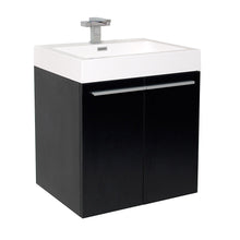 Load image into Gallery viewer, Fresca Alto 23" Black Modern Bathroom Cabinet w/ Integrated Sink- Fresca