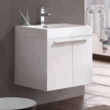 Load image into Gallery viewer, Fresca Alto 23" White Modern Bathroom Cabinet w/ Integrated Sink- Fresca