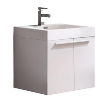 Load image into Gallery viewer, Fresca Alto 23" White Modern Bathroom Cabinet w/ Integrated Sink- Fresca
